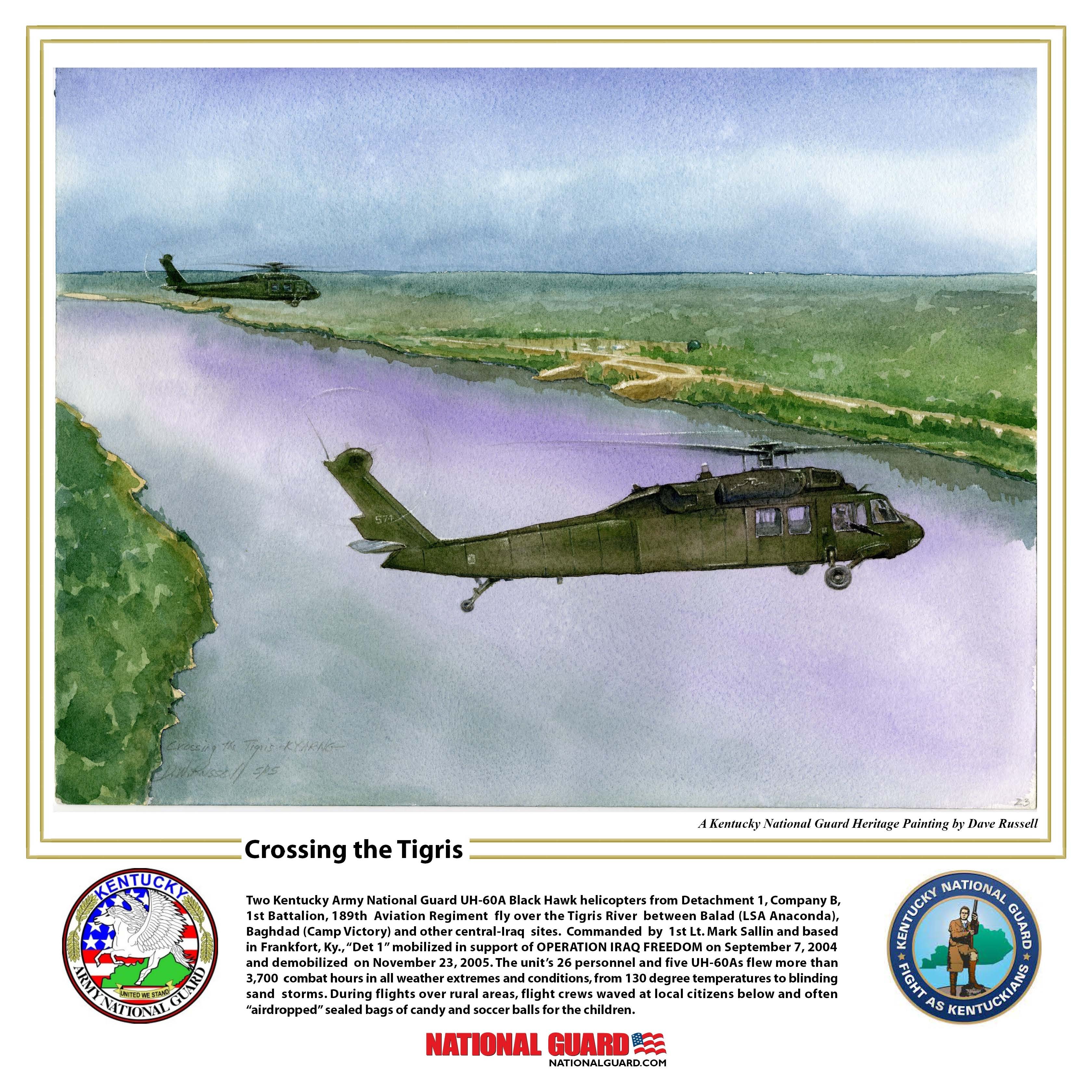 Heritage Print: Crossing the Tigris